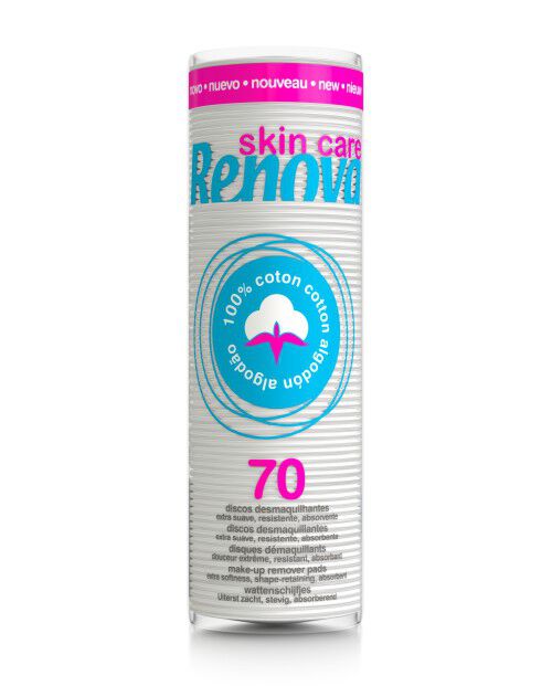 Discos Desmaquilhantes de Algod&atilde;o Skin Care Mini